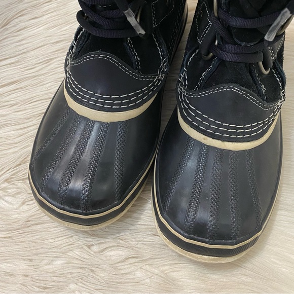 Sorel Black Quarry Fur Trim Joan Of Arctic Waterproof Winter Tall Snow Boot - Picture 4 of 12